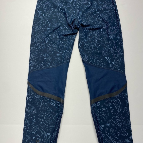 Sweaty Betty Zero Gravity 7/8 Leggings Mesh insert W SM Blue Paisley - Picture 12 of 12